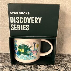 NWT Starbucks VAIL Discovery Series Mug 14oz White